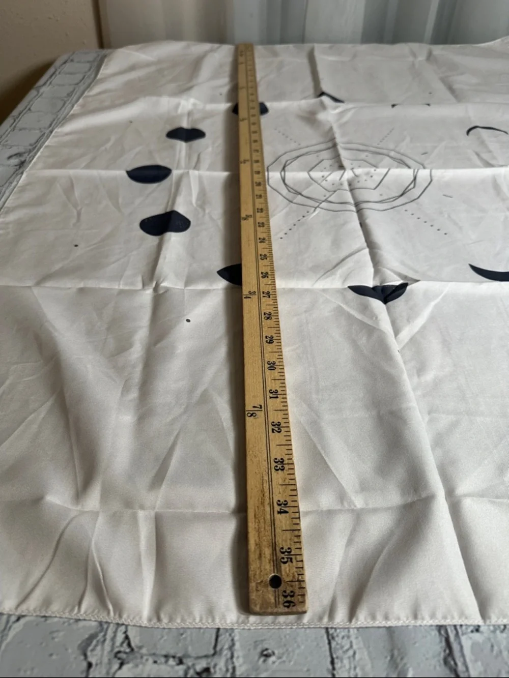 Moon Phases Light Wall Tapestry by Nayla Smith 36”x28”  NEW
